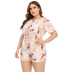 Fashion floral print jumpsuit NSJR46343