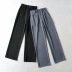 Elastic High Waist Draping Wide Leg Pants NSHS46593