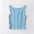 contrast color stitching elastic sling vest  NSHS46609