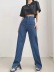 high-waisted spring new fashion loose trousers NSAC46654