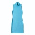 High neck sleeveless stretch dress NSAC46678
