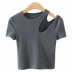 Solid color cut out top NSHS46725