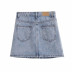 verano nueva falda de mezclilla de cintura alta NSHS46814