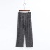 short hooded sweatershirt elastic waist wide-leg pants suit NSHS46825