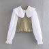 spring stitching doll collar shirt  NSAM39293
