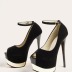 new ultra-high suede single buckle stiletto  NSSO39380