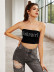 hot diamond letters wrapped chest one-piece vest  NSXYA39514