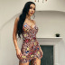Sexy Butterfly Leopard Print Dress NSXYA39560