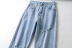 high waist ripped jeans  NSAC39570