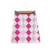 stretch slim contrast color plaid skirt  NSLD39674