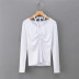 casual simple long-sleeved slim bottoming shirt NSLD39687