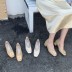 new fashion thick heel metal square buckle shoes  NSHU39698
