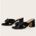 new bow velvet high heels sandals  NSHU39707