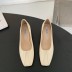 thick-heeled mid-heel comfortable shoes NSHU39710