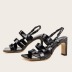 fashion hollow high-heeled sandals NSHU39715
