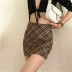 fashion high-waist tight-fitting skirt NSHS39737