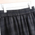 mid-length elastic waist plaid pleated skirt NSYZ39750