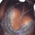 Metal Diamond Chain Hanging Neck Vest NSXYA39785