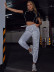 casual reflective printing sports trousers  NSXYA39794