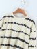tie-dye round neck long-sleeved sweatershirt NSAM39846
