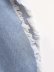 fashion raw edge slit jeans NSAM39856