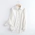 spring loose design long-sleeved thick shirt  NSAM39855