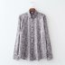 spring single pocket silk drape blouse NSAM39860