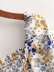 watermark front slit fashion floral dress NSAM39864