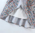 fashion high-waisted printed suspender dress  NSLD39876