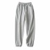 asymmetrical pocket stitching loose sports pants NSAC39887