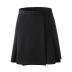 irregular waist paste adjustable fashion pleated skirt NSAC39890