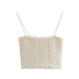 twist woven sexy solid color short knitted sling NSHS39913