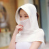 Folding Breathable Veil Covering Face Sun Hat NSCM39925