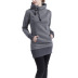 new long-sleeved hooded drawstring waist sweatshirt  NSSA40036