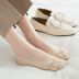 cotton bottom invisible deep mouth lace boat socks NSFN40054