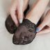 silicone non-slip lace deep mouth invisible socks  NSFN40059