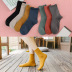 pure color cotton tube socks  NSFN40093
