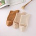 color cotton hand-stitched middle tube curled socks NSFN40094