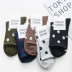 fashion circle printed cotton tube socks   NSFN40096