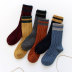 warm wool double needle middle tube socks  NSFN40112