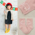 cotton breathable bowknot children s socks  NSFN40124