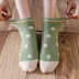 cotton polka dot short boat socks  NSFN40126