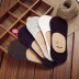 silicone anti-off solid color cotton socks  NSFN40137