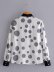 polka-dot lace-up bow-knot long-sleeved shirt NSAM40159