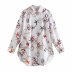 spring loose casual printed blouse  NSAM40162