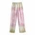 spring tie-dye double-breasted casual pants NSAM40172