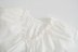 blusa holgada de algodón de manga larga con volantes NSAM40186
