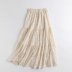 elastic waist lace flower crochet skirt NSAM40190