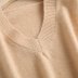 spring knit V-neck waistcoat NSAM40234