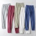 spring multi-color elastic waist pants NSAC40309